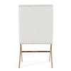 Modrest Alexia Modern White & Rosegold Dining Chair Model VGVCB8356-WHT