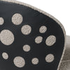 Divani Casa Allis Glam Grey And Black Fabric Swivel Accent ChairModel VGOD-ZW-21089-GRY-C