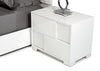 Modrest Monza Italian Modern White Nightstand Model VGACANCONA-NS-WHT