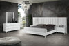 Nova Domus Angela Italian Modern White Eco Leather 4 Piece Bedroom Set And Wings Model VGACANGELA-4PC-SET-WINGS