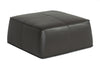 Divani Casa April Modern Dark Grey Leather Square Ottoman Model VGKKKFD1000-DKGRY-3