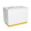 Modrest Aspen Modern Wide White And Gold Nightstand Model VGVCN1801-WHT-W