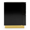 Modrest Aspen Modern Wide Black And Gold Nightstand Model VGVCN1801-BLKX-NS-W