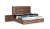 Nova Domus Asus Queen Italian Modern Walnut Bed Model VGACASUS-BED-Q