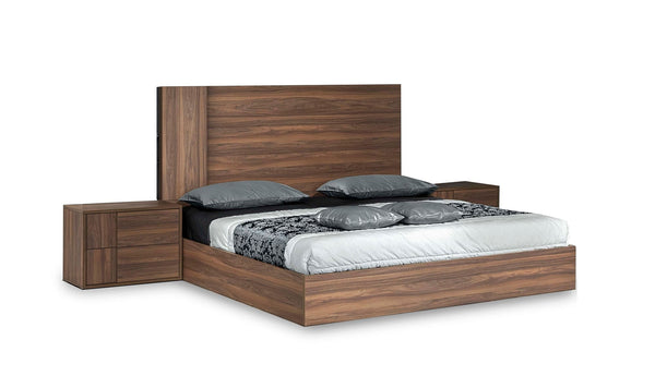 Nova Domus Asus Italian Modern Walnut Bed Model VGACASUS-BED