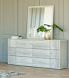 Nova Domus Asus Modern Italian Dresser & Mirror Set Model VGACASUS-DRS-MIR-WHT