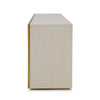 Modrest Auer Mid Century Modern Cream Ash & Gold Buffet Model VGGMW-1603A-CRM