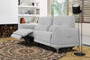 Divani Casa Austria Modern Grey Fabric Loveseat With Electric Recliners Model VGKNE9178-GRY-3S