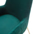 Modrest Robin Modern Green Velvet & Gold Dining Chair Model VGVCB8366-GRNGLD
