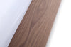 Modrest Opal Modern Walnut & White Platform Bed Model VGVCBD855-WALWHT