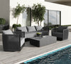 Renava Bali Outdoor Black And Grey Sofa Set Model VGGE-P-S0392-BLK-SET