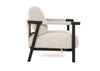 Modrest Balko Modern Grey Fabric & Black Accent Chair Model VGHM-ST283-GRY