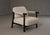 Modrest Balko Modern Grey Fabric & Black Accent Chair Model VGHM-ST283-GRY