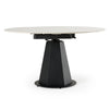 Modrest Barela Modern Black And White Ceramic Extendable 35 5" | 53" Dining Table Model VGYF-DT8949-BLK-DT