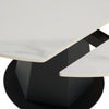 Modrest Barela Modern Black And White Ceramic Extendable 35 5" | 53" Dining Table Model VGYF-DT8949-BLK-DT