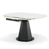 Modrest Barela Modern Black And White Ceramic Extendable 35 5" | 53" Dining Table Model VGYF-DT8949-BLK-DT