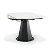 Modrest Barela Modern Black And White Ceramic Extendable 35 5" | 53" Dining Table Model VGYF-DT8949-BLK-DT