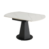 Modrest Barela Modern Black And White Ceramic Extendable 35 5" | 53" Dining Table Model VGYF-DT8949-BLK-DT