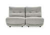 Divani Casa Basil Modern Grey Fabric Small Electric Recliner Chair Model VGSX-22056-RCLNR-SML-SLATE