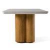 Modrest Bateman Modern Faux Concrete & Walnut Dining Table Model VGMC-GF-1C011