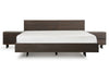 Modrest Selma Modern Dark Aged Oak Queen Bed Model VGEDSELMA-BED-Q