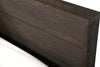 Modrest Selma Modern Dark Aged Oak Bed Model VGEDSELMA-BED