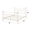 ACME Comet White Queen Bed Model BD00134Q