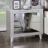ACME Sliverfluff Mirrored & Champagne Nightstand Model BD00243