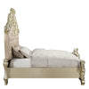 ACME Vatican Synthetic Leather Light Gold & Champagne Silver Eastern King Bed Model BD00461EK
