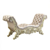 ACME Vatican Synthetic Leather Light Gold & Champagne Silver Bench Model BD00466