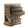 ACME Constantine Brown & Gold Nightstand Model BD00472