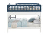 ACME Farah Navy Blue & White Bunk Bed(Twin | Full)Model BD00493