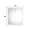 ACME Perse White Mirror Model BD00550
