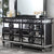 ACME Varian II Mirrored Black & Silver Dresser Model BD00587