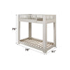 ACME Cedro Weathered White Bunk Bed (Twin | Twin)Model BD00612