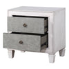 ACME Katia Rustic Gray & Weathered White Nightstand Model BD00661