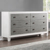 ACME Katia Rustic Gray & Weathered White Dresser Model BD00663