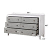 ACME Katia Rustic Gray & Weathered White Dresser Model BD00663