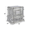 ACME Valkyrie Antique Platinum Nightstand Model BD00684