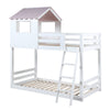 ACME Solenne White & Pink Bunk Bed (Twin | Twin)Model BD00705