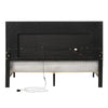 ACME Casilda Gray Synthetic Leather & White Eastern King Bed with LED Model BD00806EK