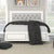 ACME Casilda Gray Synthetic Leather & White Eastern King Bed with LED Model BD00806EK
