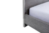 Modrest Charlene Modern Grey Elm & Stainless Steel Bed Model VGVCBD008A-LOW-GRY