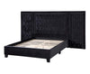 ACME Damazy Black Velvet Queen Bed Model BD00975Q