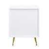 ACME Gaines White High Gloss Nightstand Model BD01035