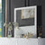 ACME Gaines White High Gloss Mirror Model BD01036