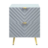 ACME Gaines Gray High Gloss Nightstand Model BD01041