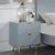ACME Gaines Gray High Gloss Nightstand Model BD01041