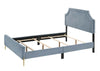 ACME Milla Light Blue Velvet Queen Bed Model BD01181Q