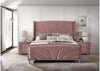 ACME Salonia Pink Velvet Queen Bed Model BD01183Q